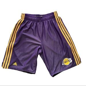 Adidas Lakers Basketball Shorts. Medium.